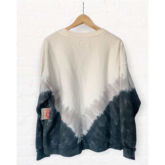 NWT Free People Movement Metti Ombre Tie Dye Lounge Gorpcore Sweatshirt - Picture 5 of 12